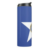 Bouteilles Isothermes Paruline thermique avec drapeau de Houston (Tourné sur la gauche)