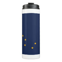 Paruline thermique avec drapeau de l'état de l'Ala