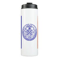 Paruline thermique avec drapeau de New York City, 