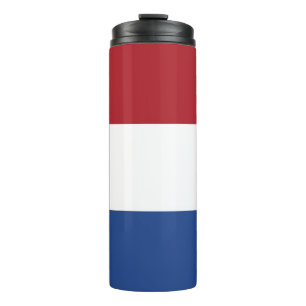 Bouteilles Isothermes Paruline thermique avec drapeau de Pays-Bas