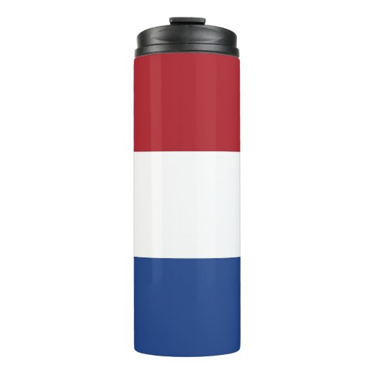 Bouteilles Isothermes Paruline thermique avec drapeau de Pays-Bas (Devant)