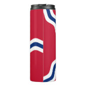 Bouteilles Isothermes Paruline thermique avec drapeau de Saint-Louis (Dos)