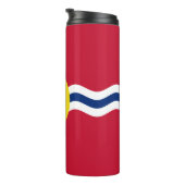 Bouteilles Isothermes Paruline thermique avec drapeau de Saint-Louis (Tourné sur la droite)