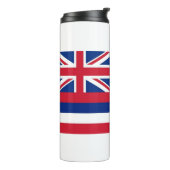 Bouteilles Isothermes Paruline thermique avec drapeau d'Hawaii, États-Un (Tourné sur la gauche)