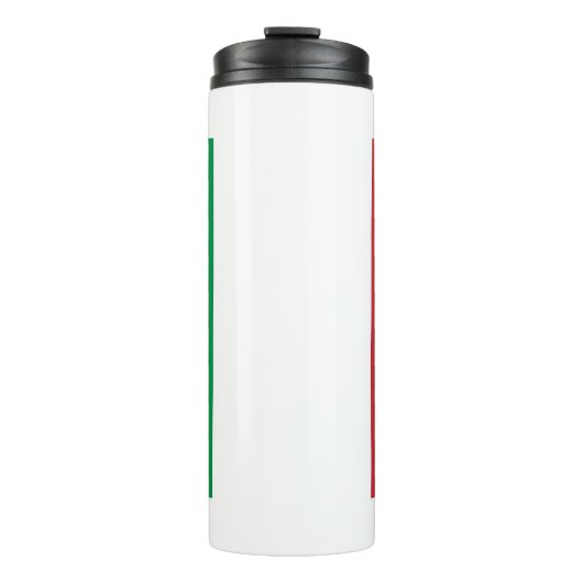 Bouteilles Isothermes Paruline thermique avec drapeau d'Italie (Devant)