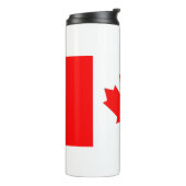 Bouteilles Isothermes Paruline thermique avec drapeau du Canada (Tourné sur la gauche)