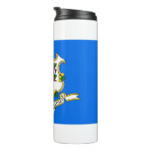 Bouteilles Isothermes Paruline thermique avec drapeau du Connecticut, Ét (Tourné sur la droite)