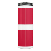 Bouteilles Isothermes Paruline thermique avec drapeau du Danemark (Dos)