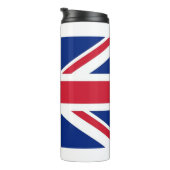 Bouteilles Isothermes Paruline thermique avec drapeau du Royaume-Uni (Tourné sur la droite)