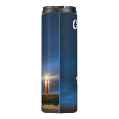 Bouteilles Isothermes Paruline thermique - Bleu - Dieu me voit (Dos)