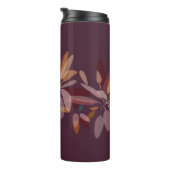 Bouteilles Isothermes Paruline thermique Brown, beige et orange en feuil (Tourné sur la droite)