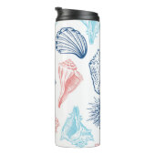 Bouteilles Isothermes Paruline thermique côtière avec conception de coqu (Tourné sur la droite)