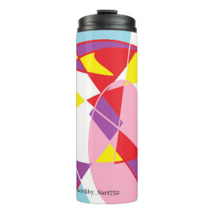 Bouteilles Isothermes Paruline thermique : COULEUR PLEINE ABSTRAITE
