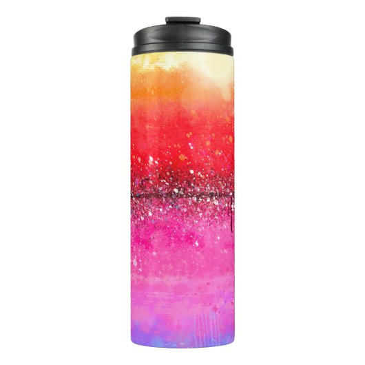 Bouteilles Isothermes Paruline thermique d'art Abstrait (Devant)