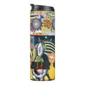 Bouteilles Isothermes Paruline thermique de l'animal mou (Tourné sur la droite)