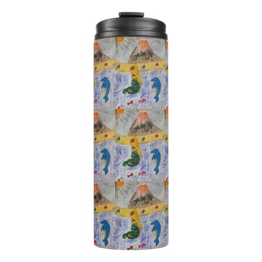 Bouteilles Isothermes Paruline thermique de l'île Mermaid (Devant)