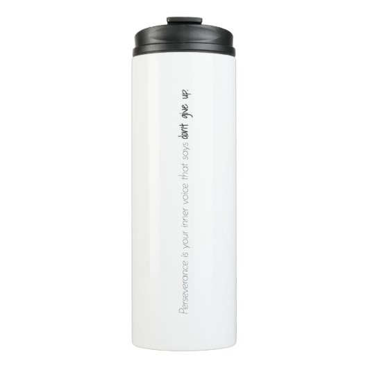 Bouteilles Isothermes Paruline thermique de persévérance (Devant)