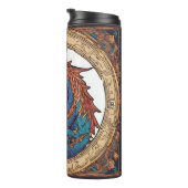 Bouteilles Isothermes Paruline thermique Dragon (Tourné sur la droite)