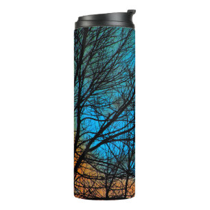 Bouteilles Isothermes Paruline thermique du coucher de soleil
