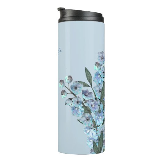 Bouteilles Isothermes Paruline thermique en Delphinium bleu (Tourné sur la droite)