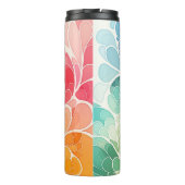 Bouteilles Isothermes Paruline thermique en fleur botanique (Dos)