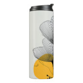 Bouteilles Isothermes Paruline thermique en fleur linéaire (Tourné sur la gauche)