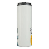 Bouteilles Isothermes Paruline thermique en fleur linéaire (Dos)