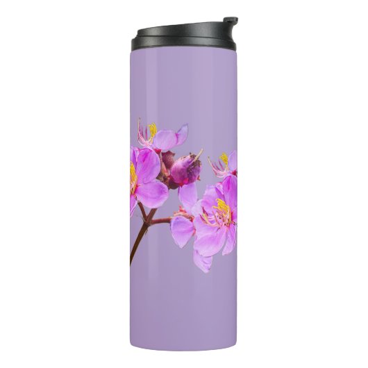 Bouteilles Isothermes Paruline Thermique En Fleur Violette - Gardez Vos (Tourné sur la gauche)