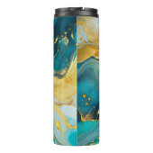 Bouteilles Isothermes Paruline thermique en marbre 3D mince (Dos)