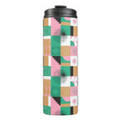 Bouteilles Isothermes Paruline thermique en mosaïque Abstraite (Devant)