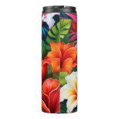 Bouteilles Isothermes Paruline thermique/fleurs tropicales (Dos)