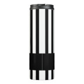 Bouteilles Isothermes Paruline thermique noire et blanche Zebra Stripe (Dos)