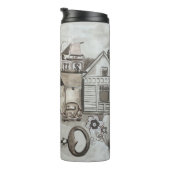 Bouteilles Isothermes Paruline thermique Nolan Collan (Tourné sur la droite)