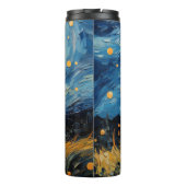 Bouteilles Isothermes Paruline thermique personnalisée en chat (Dos)