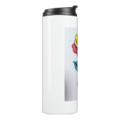 Bouteilles Isothermes Paruline thermique rose (Tourné sur la gauche)