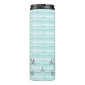 Bouteilles Isothermes Paruline thermique turquoise Tour Eiffel (Dos)