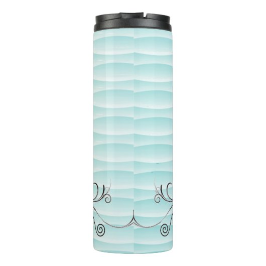 Bouteilles Isothermes Paruline thermique turquoise Tour Eiffel (Dos)