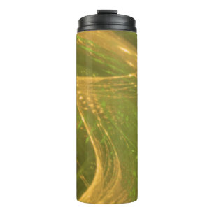Bouteilles Isothermes Paruline thermique vert Jaune Asymétrique Fractale