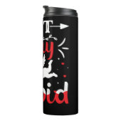 Bouteilles Isothermes Pas aujourd'hui Cupidé Drôle Saint Valentin (Tourné sur la droite)