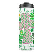 Bouteilles Isothermes Pas Lucky Simplement Bienheureux Cross Graphic (Devant)