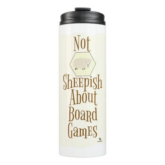 Bouteilles Isothermes Pas Sheepish Sur Boardgames Fun Slogan (Devant)