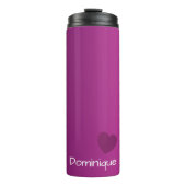 Bouteilles Isothermes Passion Plum - Dégradé Avec Un Coeur (Devant)