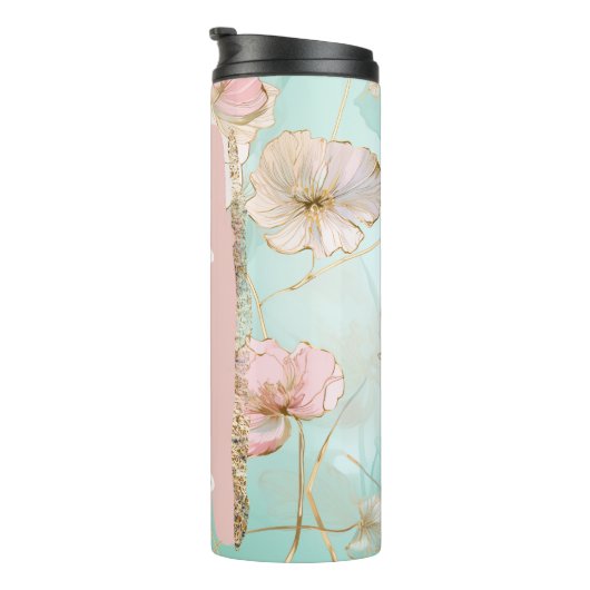 Bouteilles Isothermes Pastel Ajouter un nom Cadeau personnalisé (Tourné sur la droite)