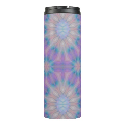 Bouteilles Isothermes Pastel Mère de Perle Nom du Motif Monogramme | (Dos)