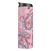 Bouteilles Isothermes Pastel paisley, patchwork ethnique traditionnel (Tourné sur la droite)