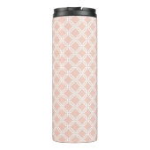 Bouteilles Isothermes Pastel Peach and Grey Links Motif Monogramme (Dos)