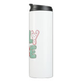 Bouteilles Isothermes Pastel Pink and Teal Girly Aesthetic (Tourné sur la droite)