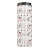 Bouteilles Isothermes Pastel Pink Halloween Motif sans couture (Dos)
