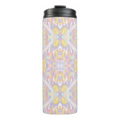 Bouteilles Isothermes Pastel Psychedelic Pattern | Groovy Liquid Marble (Devant)