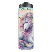 Bouteilles Isothermes Pastel Rainbow Unicorn Dreamland Serenity (Devant)